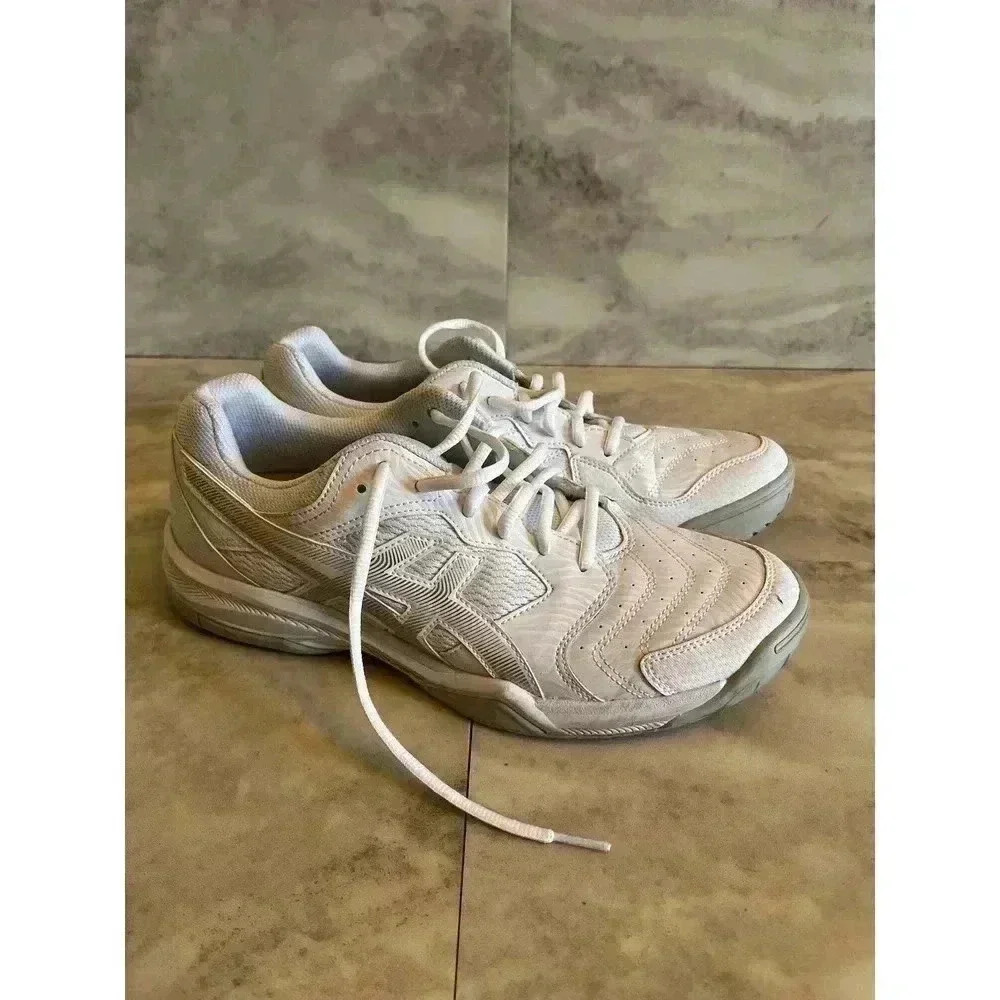Asics Womens Gel Dedicate 6 1042A067 White Running Shoes Sneakers Size 11